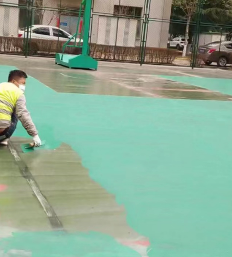 白沙球场地面翻新